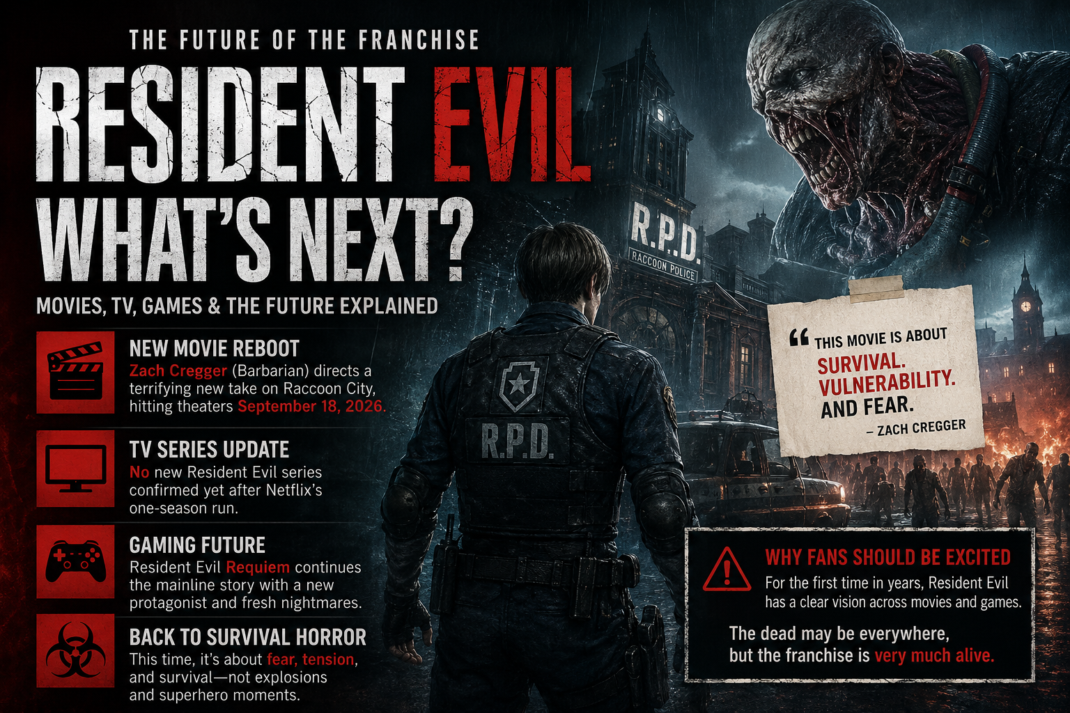 Resident Evil Is Rising From the Dead: Everything We Know About the Future of the Franchise
