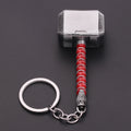 Mjölnir Thor Hammer Metal Key Chain Keyring Men Women Key Holder Car Keychain Accessories Toys Gift