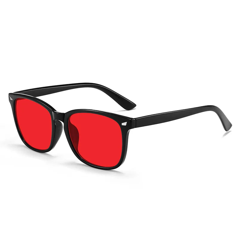 Anti Blue Light Glasses with Red Tinted Lenses Better Sleep Men Women Anti Eye Strain Protection for Computer Screens and Gaming