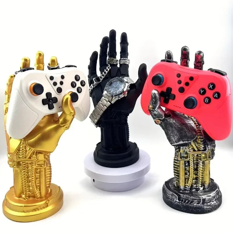 Desktop Mechanical Arm Gaming Controller Storage Holder Headphone Stand For SONY PS5 PS4 Gamepad Bracket Airpods Max Men Gifts